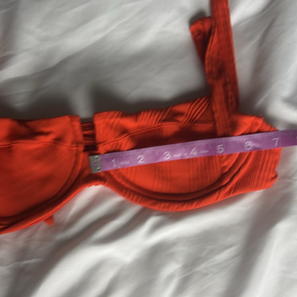 L*SPACE Camilla Pointelle Poppy Underwire Bikini Top Size M - Picture 10 of 10